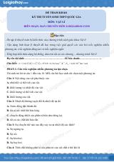 Đề tham khảo thi Vật lí THPT (Đề số 1) - có lời giải chi tiết